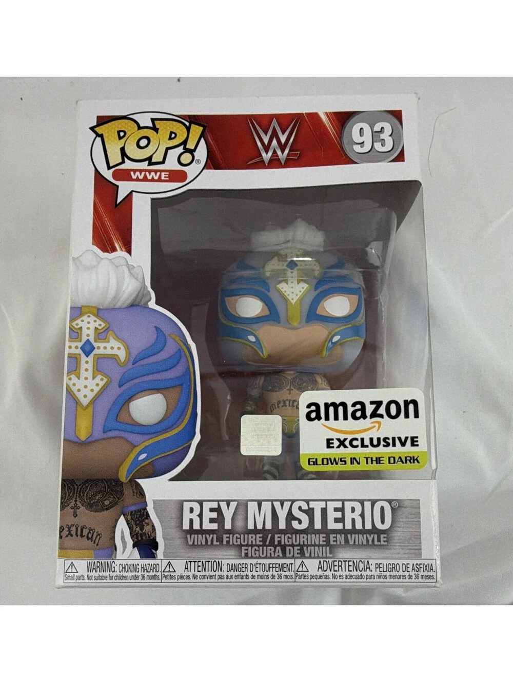 Funko Pop! Vinyl WWE Rey Mysterio #93 Amazon Exclusive Glows in the Dark